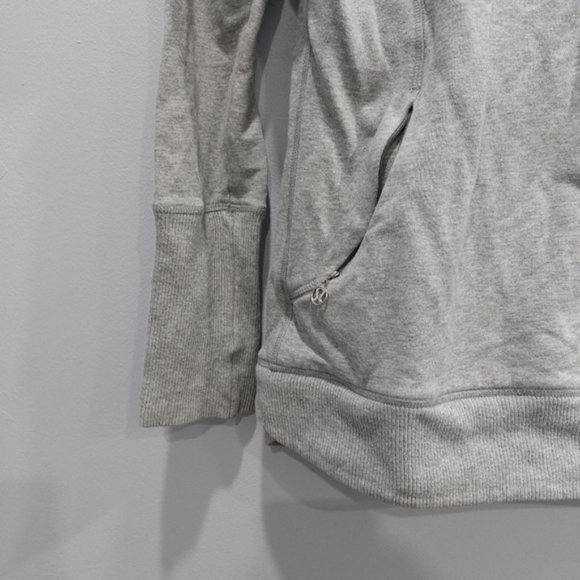 Lululemon Rest Day Pullover Vintage Sports Grey Size 4 - Picture 3 of 9